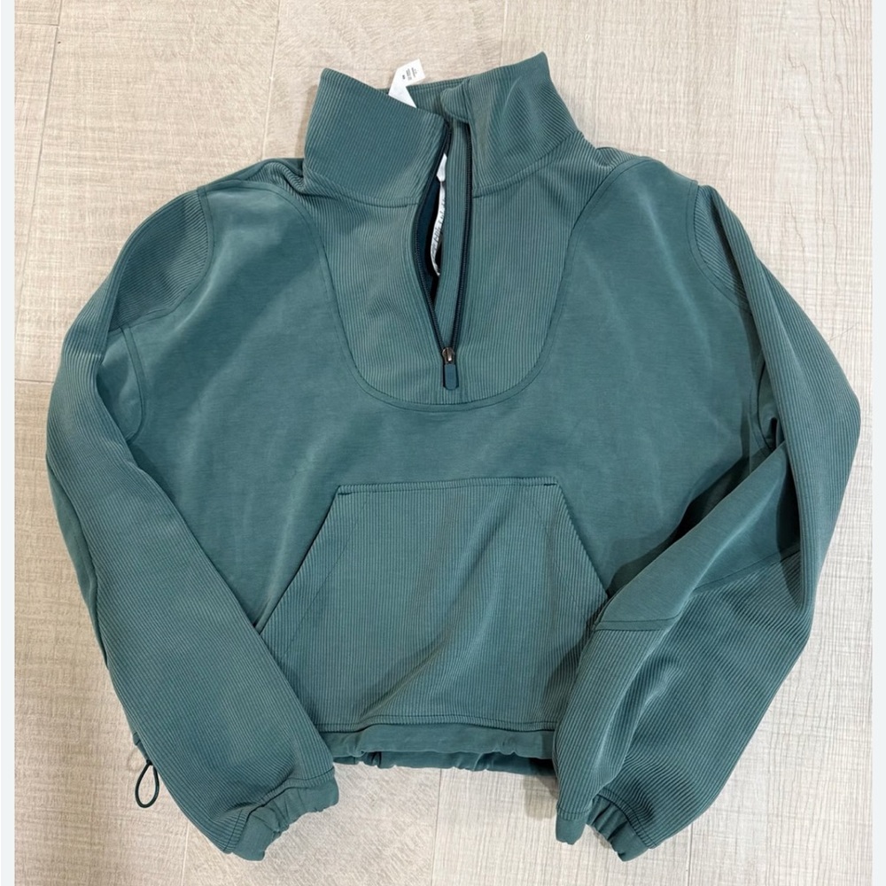 Lululemon Brushed Softstreme Ribbed Half Zip